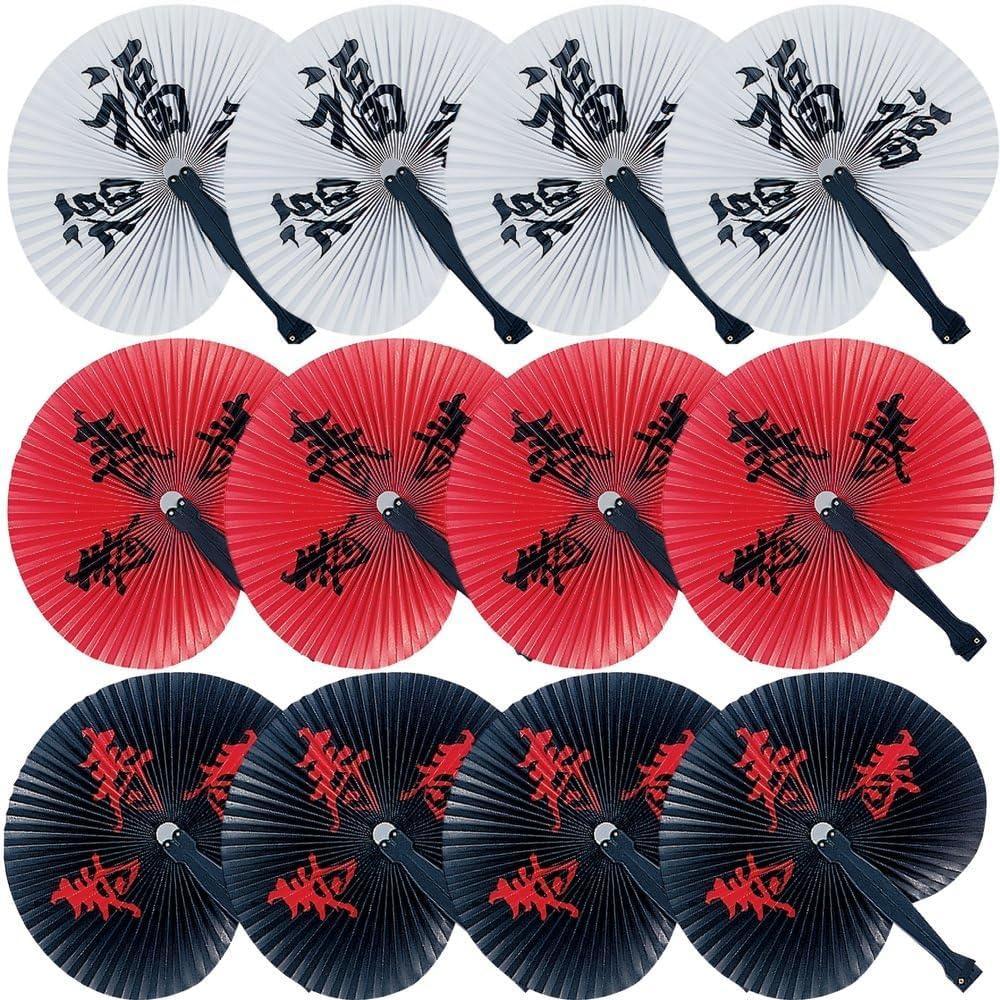 imageFun Express  Chinese Character Fans  Party Supplies  Favors  Fans  12 Pieces