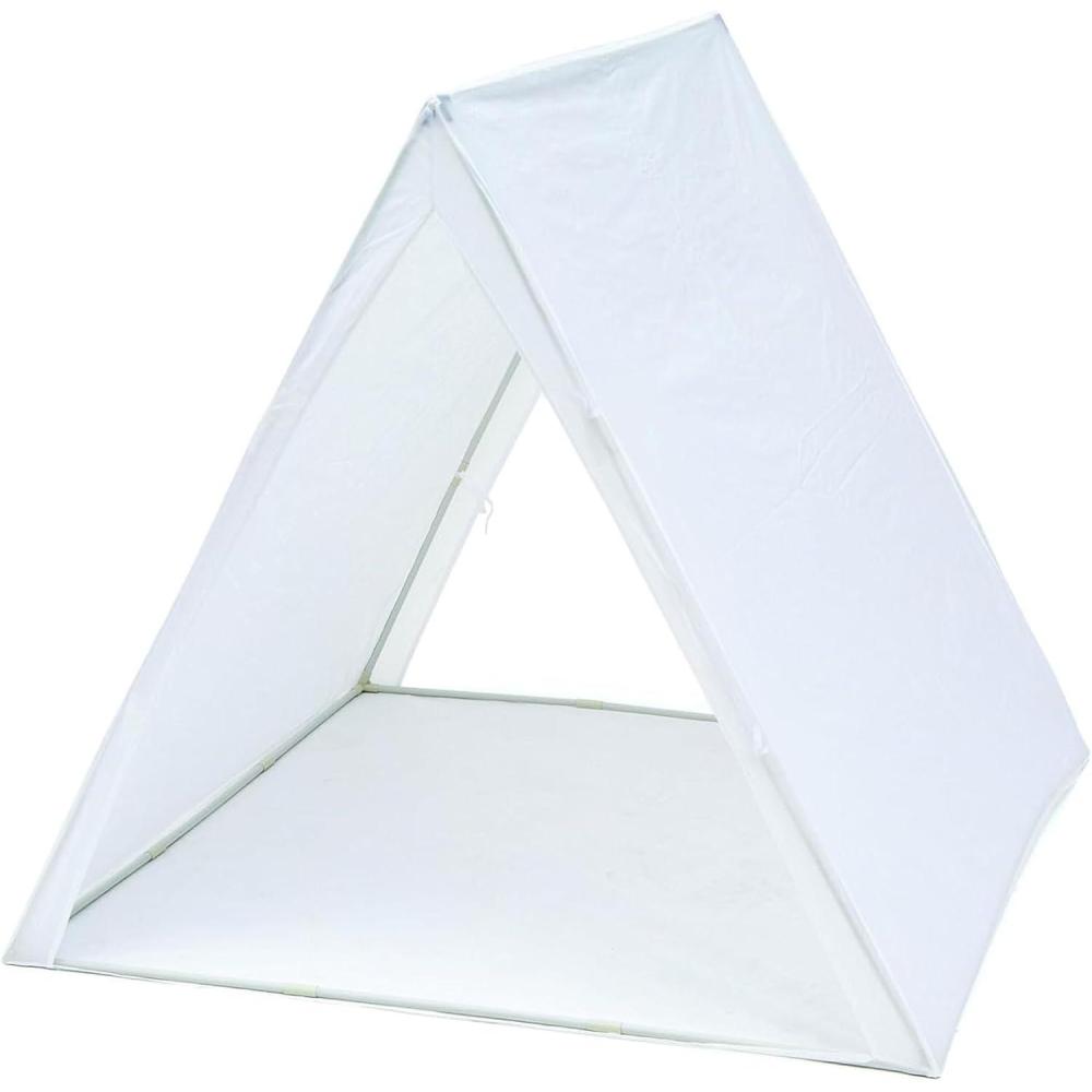 imageFun Express Kids Tent Indoor Play Tent for Kids  Premium 45quot x 40quot White Playhouse for Toddler Girls Bedroom Decor  Perfect Slumber Party Supplies Reading Nook ampamp Fort Building Activities
