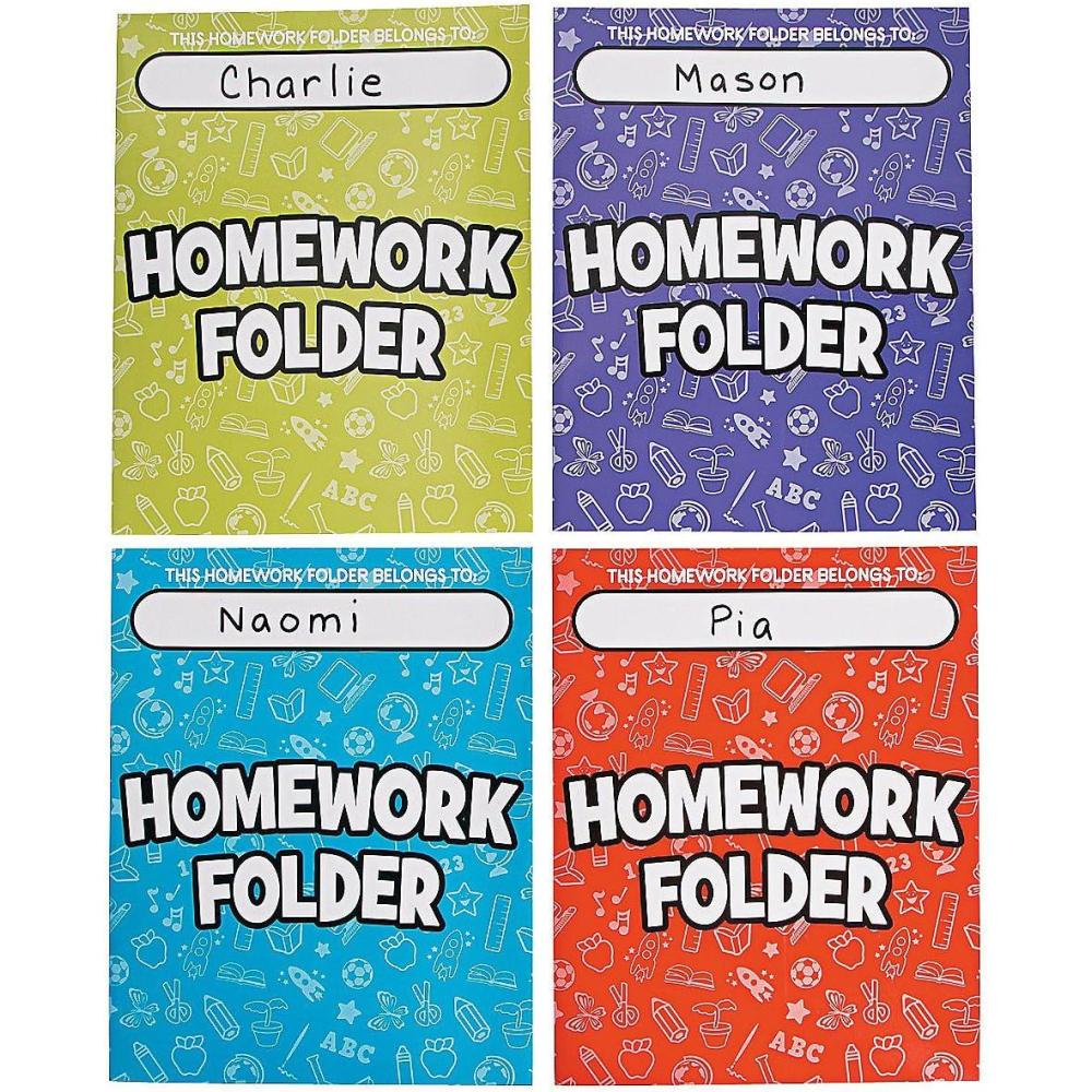 imageHomework Folders  12 Pieces  Educational and Learning Activities for Kids