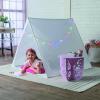 Fun Express Kids Tent Indoor Play Tent for Kids – Premium 45″ x 40″ White Playhouse for Toddler Girls Bedroom Decor | Perfect Slumber Party Supplies Reading Nook & Fort Building Activities
