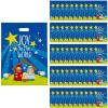 Fun Express 12 1/2″ x 17″ Bulk Large Nativity Plastic Goody Bags – Party Supplies – 50 Pieces