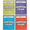 Homework Folders – 12 Pieces – Educational and Learning Activities for Kids