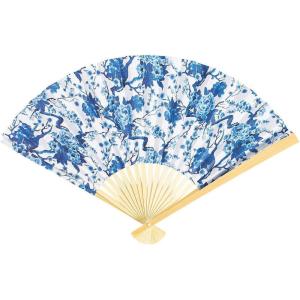 Chinoiserie Print Folding Fan – Party Supplies – 12 Pieces