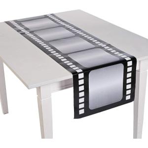 Fun Express Movie Night Table Runner – Film Party Supplies and Décor – Party Kitchen Dining Home Decoration – Decoration for Home Party Decor – VBS Vacation Bible School Supplies/Decor