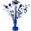 14″ Blue Graduation Party Spray-Style Plastic Tabletop Centerpiece
