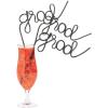 Fun Express 6 Pieces Graduate Party Straw Grad, BPA Free Plastic, Reusable for Graduation Party Supplies, Black