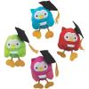 Fun Express Graduation Plush Round Owl – 12 Pieces – Educational and Learning Activities for Kids