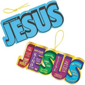 Fun Express Scratch ‘N Reveal Names of Jesus – Interactive Craft Activity for Kids – Perfect for VBS Vacation Bible School Supplies Educational Christian Craft Sunday School Bible Learning – 12 Pieces