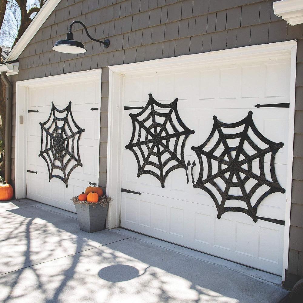 imageFun Express Large Spider Web Halloween Decorations  5 Feet  Set of 3  Scary Home Decor