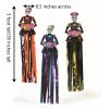 Day of the Dead Sugar Skull Hanging Decorations (3 piece set – hangs 3 feet) dia de los muertos party decorations