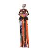 Day of the Dead Sugar Skull Hanging Decorations (3 piece set – hangs 3 feet) dia de los muertos party decorations