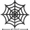 Fun Express Large Spider Web Halloween Decorations – 5 Feet – Set of 3 – Scary Home Decor