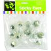 Glow in The Dark Sticky Eyes (Bulk Set of 48) Halloween Toys and Party Favor Giveaways