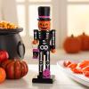 Fun Express 3″ x 10″ Halloween Jack-O’-Lantern Wooden Nutcracker Tabletop Decoration