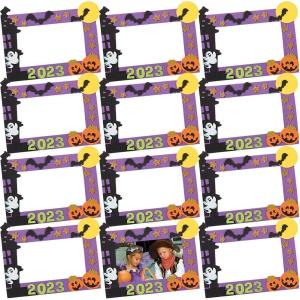 Fun Express 2021 Dated Halloween Picture Frame Craft Kit – Makes 12- DIY Crafts for Kids