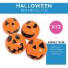 Halloween Jack O Lantern Pumkin Beach Balls (Set of 12) Halloween Toys and Trunk or Treat Party Supplies