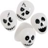 Fun Express Halloween Skull Easter Eggs – Bulk set of 72 – Halloween Party and Yard Trick or Treat Supplies