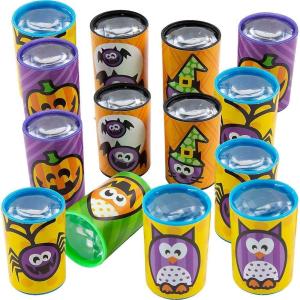 Fun Express Mini Halloween Prism (4dz) – Mini Prisms for Halloween – Trendy Space Prism – Valentine’s Day Party Favors – Party Guests of All Ages -Toys – 48 Pieces