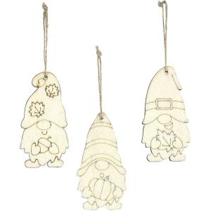 Color Your Own Fall Gnome Ornaments – 12 Pieces