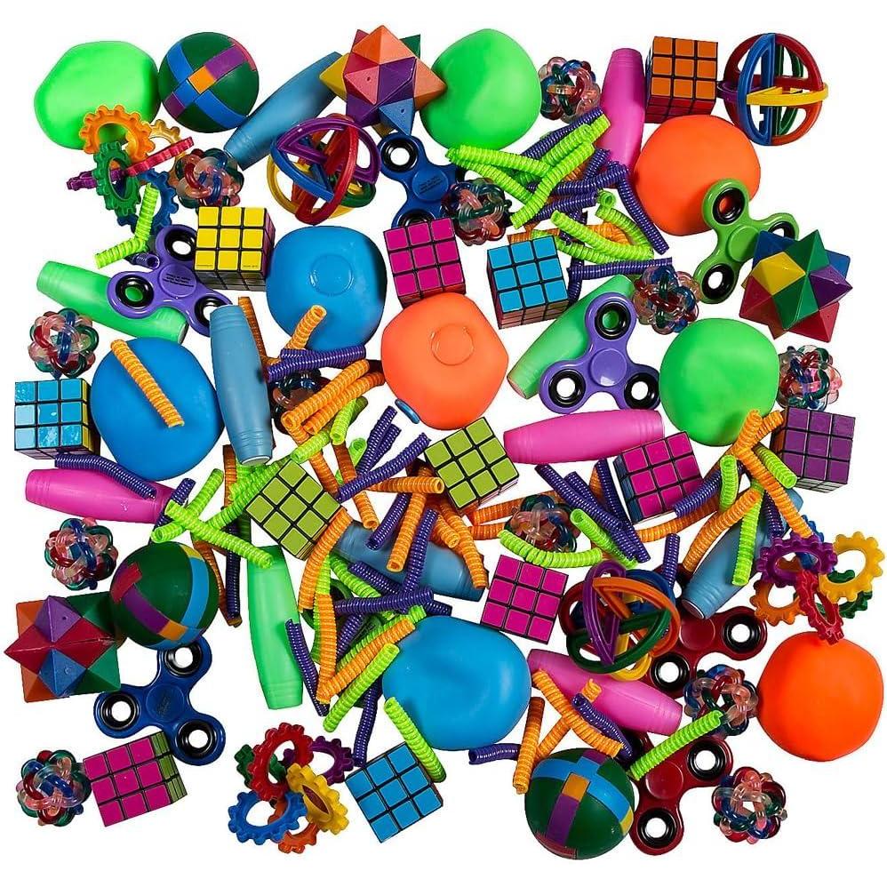 imageFidget Toy Assortment  Bulk Set of 50 Games and Toys  All Your Favorites  Party Favors and Giveaways