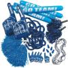 Fun Express Blue School Spirit Assortments – Toys & Assortments – Perfect for School Events, Spirit Days & Team Celebrations – 50 Pieces