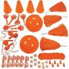 Fun Express Bulk 50 Pieces School Spirit Assortment – Orange