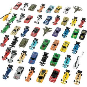 Bulk Diecast Car and Vehicle Toy Assortment – Bulk Set of 50 – Toys for Boys, Party Favors, Easter Egg Filler and Gifts
