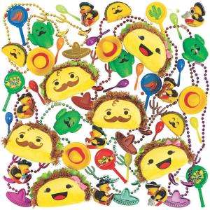 Fiesta Toy Assortment – Party Decor – 72 Pieces