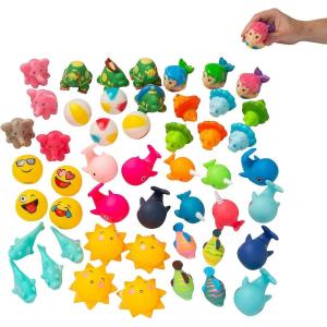 Fun Express – Vinyl Squirt Assortment (50pc) – Toys – Assortments – 50Pc Assortments – 50 Pieces