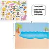 Day at The Beach Sticker Scenes – Makes 12, Includes Stickers and Backgrounds – Make A Scene for Kids