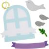 Fun Express Religious Dove Acetate Window Craft Kit – 12 Sets – Perfect for Kids’ Sunday School Activities & Hands-On Classroom Projects