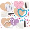 Fun Express Valentine Cookie Foam Magnets Craft Kit – Makes 12 – Valentine’s Day Crafts for Kids