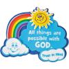 “All Things are Possible with God” Magnet Craft Kit – Makes 12 – Crafts for Kids and Fun Home Activities