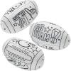 Color Your Own Footballs – Craft Kits – 12 Pieces