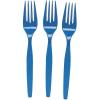 Fun Express – Orange Plastic Forks (50 Pc) – Party Supplies – Solid Tableware – Cutlery – 50 Pieces(Royal Blue)