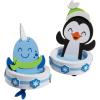 Fun Express 5 1/2″ – 5 3/4″ Floating Winter Animals Penguin & Narwhal Foam Craft Kit – Makes 12