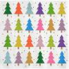 Merry & Bright Christmas Paper Multicolor Luncheon Napkins (6.5″) Pack of 16 – Disposable Party Napkins, Ideal for Festive Celebrations