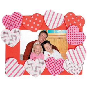 Heart Picture Magnet Craft Kit – Makes 12 – Valentine’s Day Crafts for Kids and Fun Home Activities
