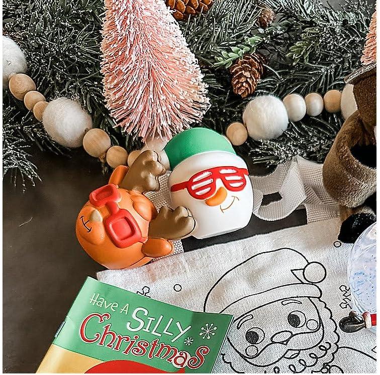 imageFun Express Christmas Squishies Set  Holiday Stress Relief Fidget Balls ampamp Relaxables for Christmas Parties Stocking Stuffers ampamp Favors  Perfect for Fun Holiday Fun ampamp Stress Relief  12 Pieces