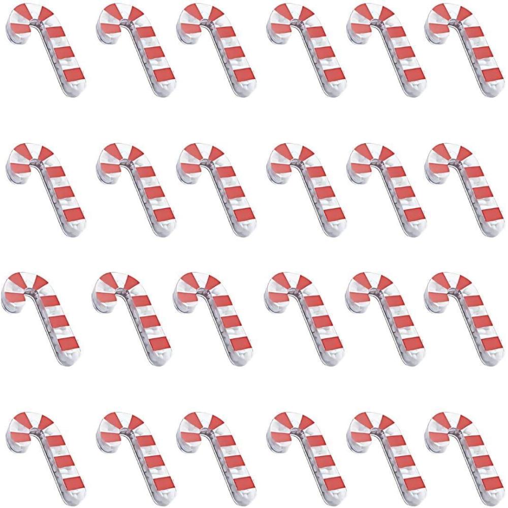 imageFun Express Festive Red ampamp White PeppermintScented Candy Cane Slimes 2quot x 4quot 24 Pcs  Perfect for Holiday Party Prizes and Stocking Stuffer