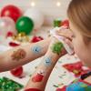 Fun Express Holiday Christmas Glitter Temporary Tattoos Party Favours Stocking Fillers – 72 pcs