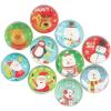 Fun Express Mini Christmas Bouncing Ball Assortment – Assorted Colors & Designs – Holiday Party Favors, Stocking Stuffers, Classroom Rewards – 144 Pieces