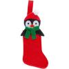 Fun Express Peeking Penguin Christmas Ornaments – Adorable Holiday Decor Featuring Penguin Red Stocking – Perfect for Christmas Tree Gift Giving Stocking Stuffers & Seasonal Decorations – 12 Pieces