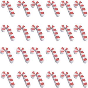 Fun Express Festive Red & White Peppermint-Scented Candy Cane Slimes (2″ x 4″) 24 Pcs. – Perfect for Holiday Party Prizes and Stocking Stuffer