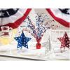 Patriotic Foil Burst Decoration for Fourth of July – Party Decor