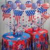 Patriotic Foil Burst Decoration for Fourth of July – Party Decor
