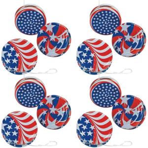 Fun Express – Patriotic YO-Yos for Fourth of July – Toys – Value Toys – Yo – Yos – Fourth of July – 12 Pieces
