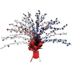 Patriotic Foil Burst Decoration for Fourth of July – Party Decor