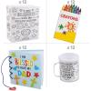 Fun Express Color Your Own Religious Father’s Day Craft Assortment Makes 48