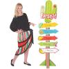 Fun Express Fiesta Food & Drinks Directional Sign – Party and Cinco de Mayo Party Decor – Over 5 Feet Tall(Multicolour)